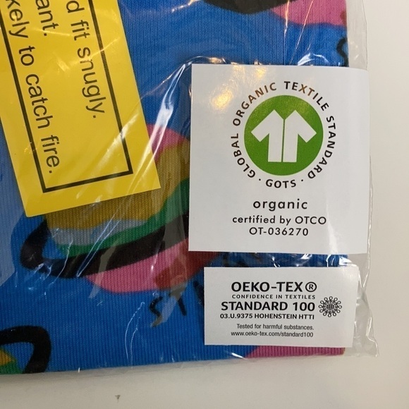 Hanna Andersson NWT Short John Pajamas In Organic Cotton Stargazer Print Size 3 - Picture 5 of 5